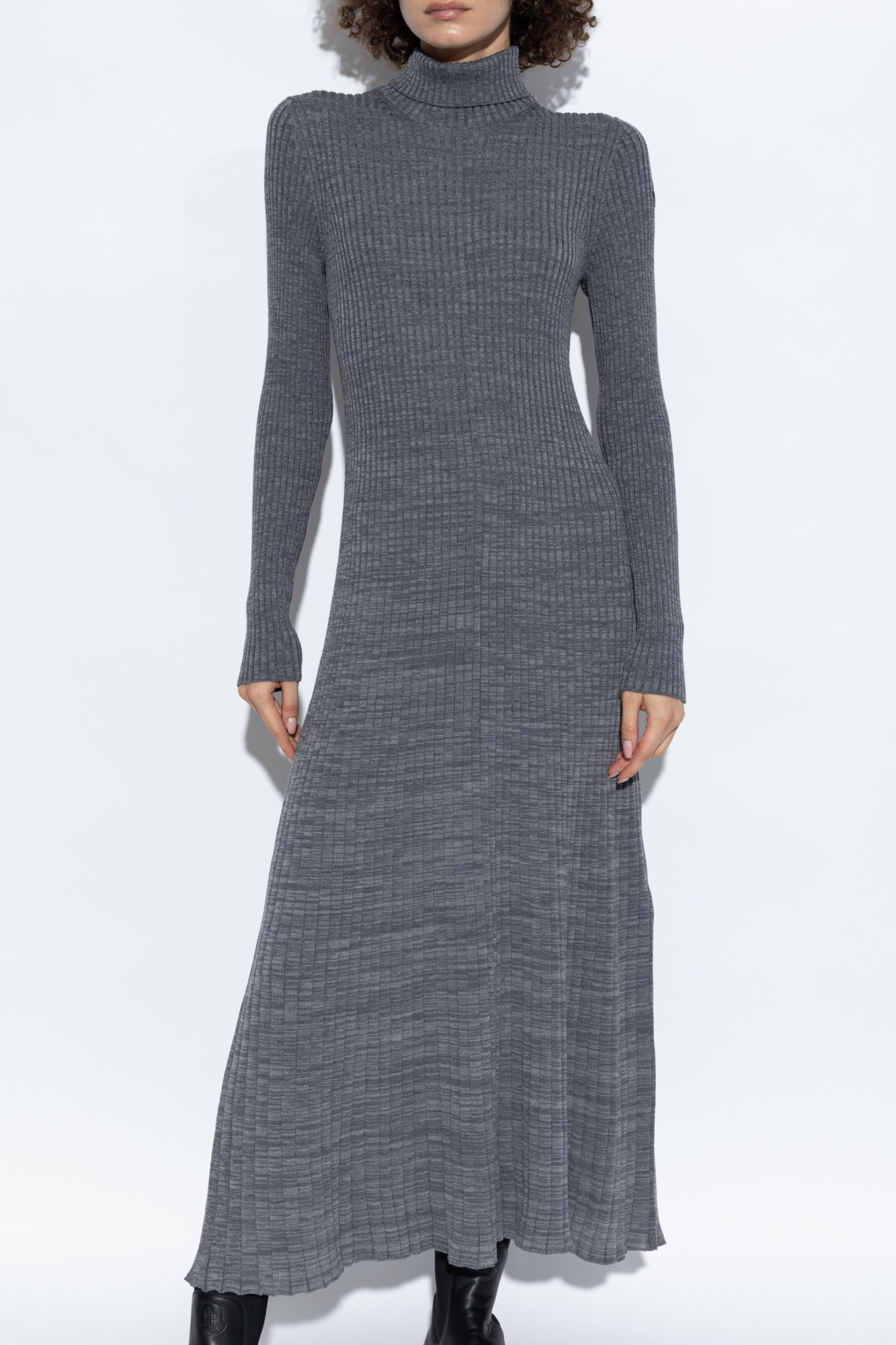 Grey Wool Dress Moncler - Vitkac AS